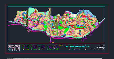 دانلود نقشه اتوکد طرح تفصیلی شهر جدید پردیس